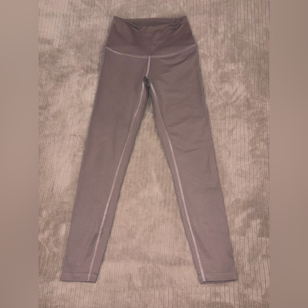 Beyond Yoga Dusty Mauve/Tan/Shimmer XS leggings